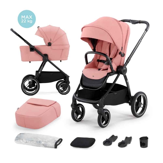 Slika Dječja kolica Nea 3u1 B ash pink Kinderkraft