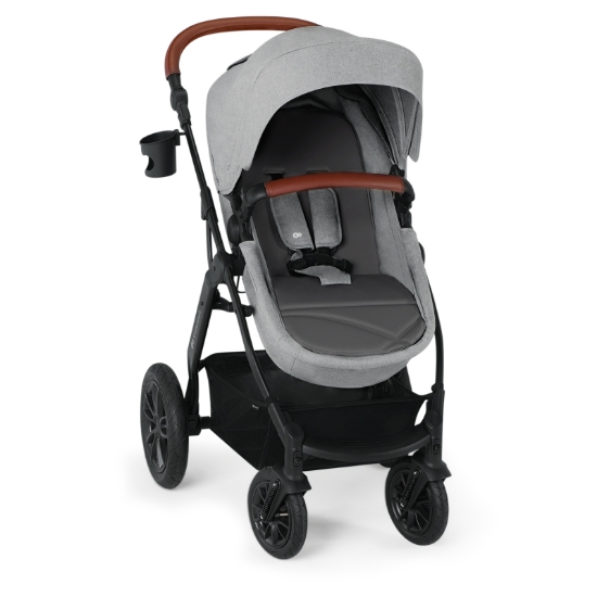 Slika Dječja kolica 3u1 XMoov light grey melange Kinderkraft