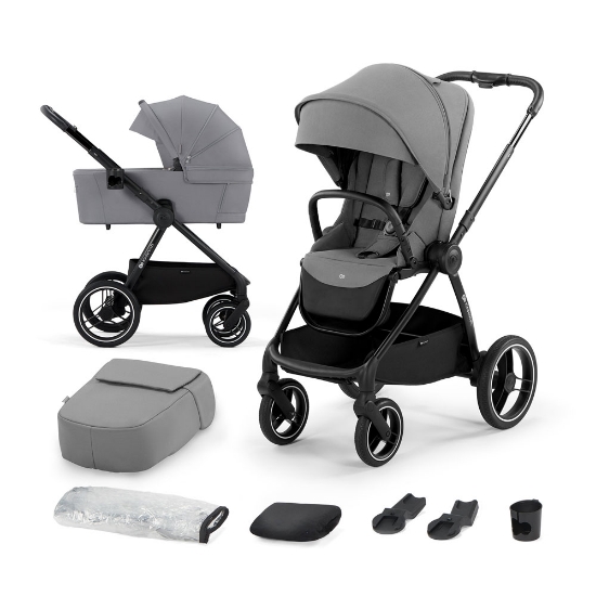 Slika Dječja kolica Nea 2u1 Platinium Grey Kinderkraft