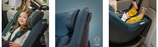 Slika Autosjedalica I-Guard i-Size 40-105 cm, Graphite crna Kinderkraft 