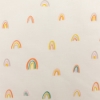 Slika Navlaka za posteljinu 2 dijela 100x140 cm Rainbows beige Fillikid