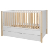 Slika Bellamy Tatam krevet 140x70 cm, white/pine