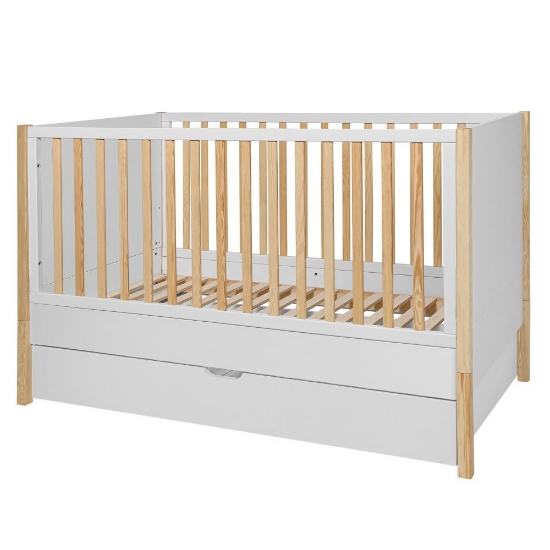 Slika Bellamy Tatam krevetić 140 x 70 cm, white/pine