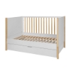 Slika Bellamy Tatam krevet 140x70 cm, white/pine