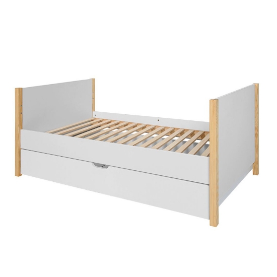 Slika Bellamy Tatam krevet 140x70 cm, white/pine