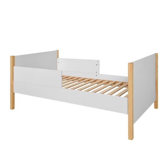 Slika Bellamy Tatam krevet 140x70 cm, white/pine