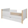 Slika Bellamy Tatam krevet 140x70 cm, white/pine