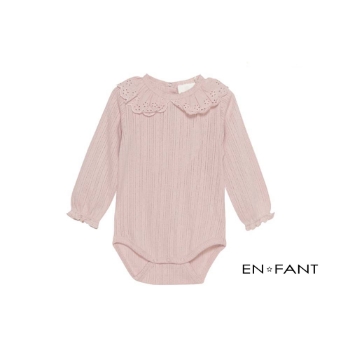 Slika Bodi s dugim rukavima Misty Rose vel. 62 En Fant