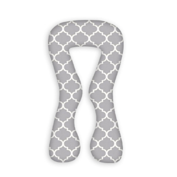 Slika Jastuk za dojenje tip U boja 121 sivi s uzorkom SuperMami