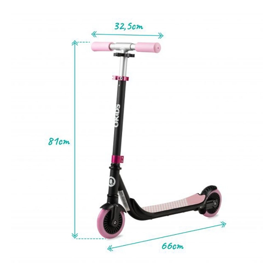 Slika QKIDS BRO romobil za djecu, pink 
