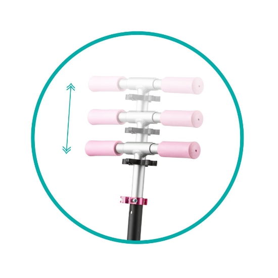 Slika QKIDS BRO romobil za djecu, pink 