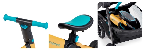 Slika Tricikl 4TRIKE Sunflower Blue Kinderkraft