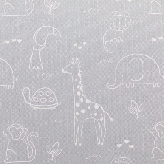 Slika Podloga za prematanje luxe soft 53x70x4 cm soft Safary grey Fillikid