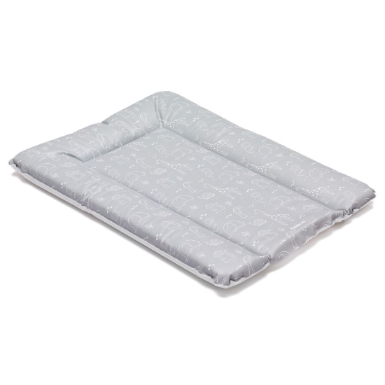 Slika Podloga za prematanje luxe soft 53x70x4 cm soft Safary grey Fillikid