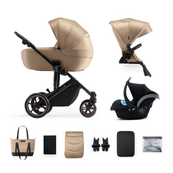 Slika Dječja kolica Prime 2 3u1 Sandrose Beige Kinderkraft