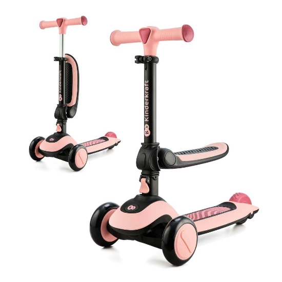 Slika Kinderkraft HALLEY STONE romobil, rose pink 
