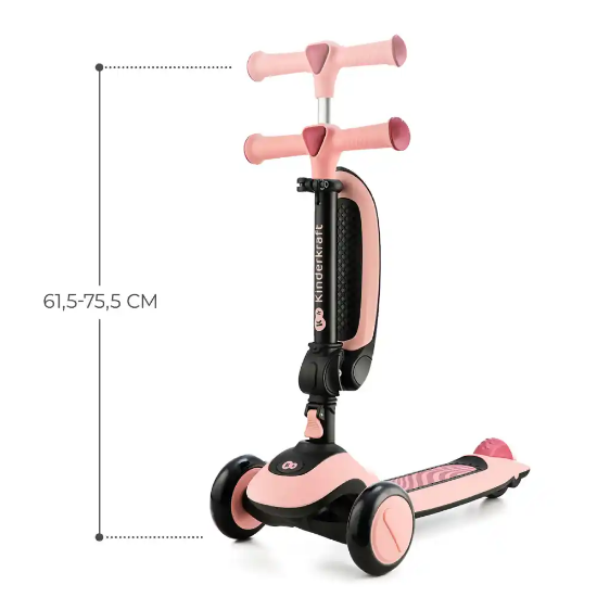 Slika Kinderkraft HALLEY STONE romobil, rose pink 