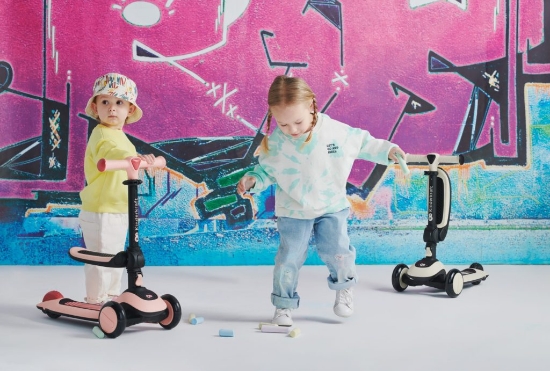 Slika Kinderkraft HALLEY STONE romobil, rose pink 