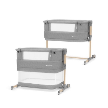 Slika  Kinderkraft Neste GROW krevetić, svijetlo siva melange 