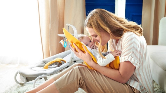 Slika Njihaljka za bebe FELIO 2 forest žuta Kinderkraft