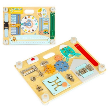 Slika Ecotoys Drvena senzorna pametna dvostrana ploča