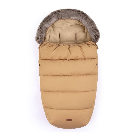 Slika PETITE&MARS Footmuff Comfy 4 u 1 zimska vreća za kolica, Elegant Caramel/Beige