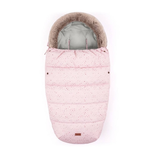 Slika PETITE&MARS Footmuff Comfy 4 u 1 zimska vreća za kolica, Glossy Princess/Grey