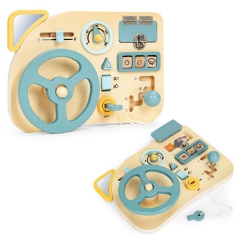 Slika Ecotoys Drvena upravljačka ploča volan