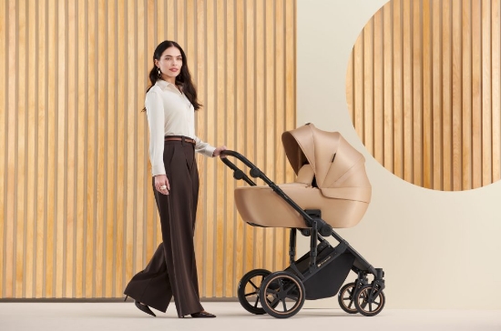 Slika Dječja kolica PRIME 2 MINK PRO 3u1, Sandrose Beige Kinderkraft 