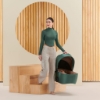 Slika Dječja kolica PRIME 2 MINK PRO 3u1, Sandrose Beige Kinderkraft 
