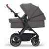 Slika Kinderkraft dječja kolica B-TOUR MINK PRO 3u1, dark gray CZM