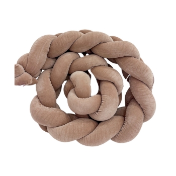 Slika SuperMami ogradica pletenica velur 300 x 22 cm, choco 