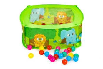 Slika Suhi bazen s lopticama sa uzorkom životinja