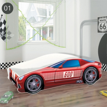 Slika Dječji krevet ACMA Auto 140x70 cm - 01 Racer 600