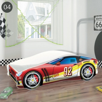 Slika Dječji krevet ACMA Auto 140x70 cm - 04 Racer 92