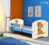Slika Dječji krevet ACMA s motivom, bočna plava 140x70 cm  - 11 Dog