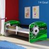 Slika Dječji krevet ACMA s motivom, bočna wenge 140x70 cm - 14 Goal