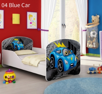 Slika Dječji krevet ACMA s motivom 140x70 cm - 04 Blue Car