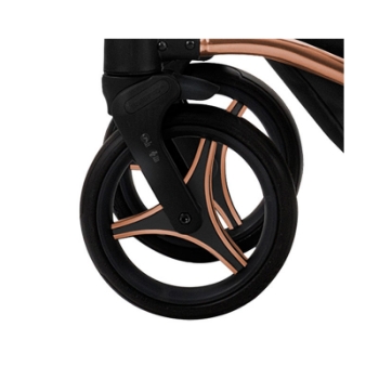 Prikažite detalje za Prednji kotač za kolica Trio CZA-CHROME MIEDZ Bebetto Slika Prednji kotač za kolica Trio CZA-CHROME MIEDZ Bebetto