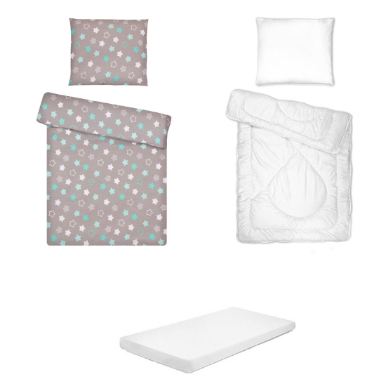 Slika Posteljina set 5 elemenata za krevet 160x80 cm - Uzorak 29