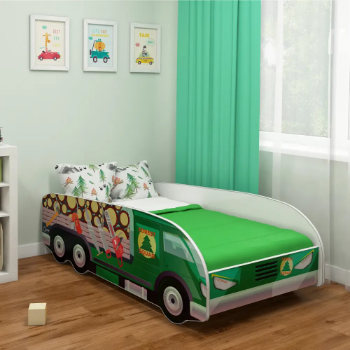 Slika Dječji krevet ACMA TRUCK 140x70 cm - 06 Drvosječa