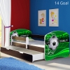 Slika Dječji krevet ACMA s motivom, bočna wenge + ladica 180x80 cm - 14 Goal