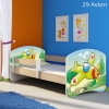 Slika Dječji krevet ACMA s motivom, bočna sonoma 160x80 cm - 29 Aeroplane