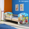 Slika Dječji krevet ACMA s motivom, bočna sonoma 160x80 cm - 36 Vatrogasci