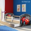 Slika Dječji krevet ACMA s motivom, bočna sonoma + ladica 160x80 cm - 05 Red Car