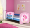 Slika Dječji krevet ACMA s motivom, bočna plava 160x80 cm - 07 Pink Fairy 