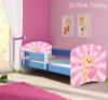 Slika Dječji krevet ACMA s motivom, bočna plava 160x80 cm - 10 Pink Teddy Bear