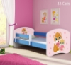 Slika Dječji krevet ACMA s motivom, bočna plava 160x80 cm - 33 Cats