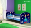Slika Dječji krevet ACMA s motivom, bočna plava 180x80 cm - 22 Cosmos