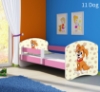 Slika Dječji krevet ACMA s motivom, bočna roza 160x80 cm - 11 Dog